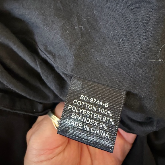 Ark & Co Black Lace Detail Cotton Dress #lbd #cotton - Picture 5 of 5